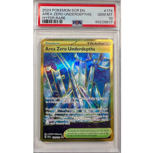 PSA 10 - Area Zero Underdepths - 174/142 - SV07: Stellar Crown (SV07)